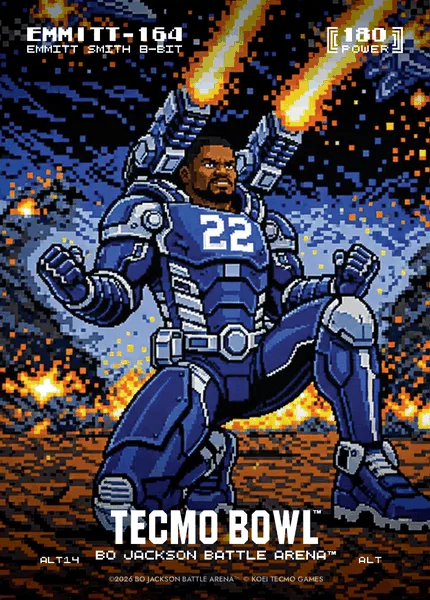 Emmitt Smith 8-Bit Alt Art