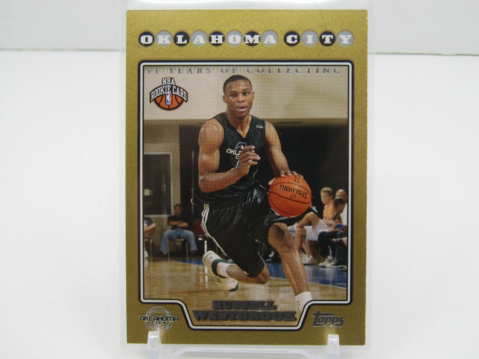 Independent seller reference of Russell Westbrook's 2008 Topps Gold Border rookie number 199, copy 1726/2008. Same printing, different physical card.