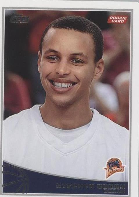 Independent market evidence catalogue stock image showing the regular white-border 2009–10 Topps Stephen Curry rookie number 321. It is not a submitted collector's card or a photo tied to the dated secondary sale records.