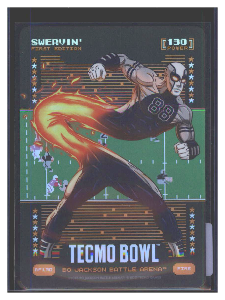 Photo 1 of 2025 Bo Jackson Battle Arena Tecmo Bowl Battlefoil Swervin’ (Michael Irvin) #BF130