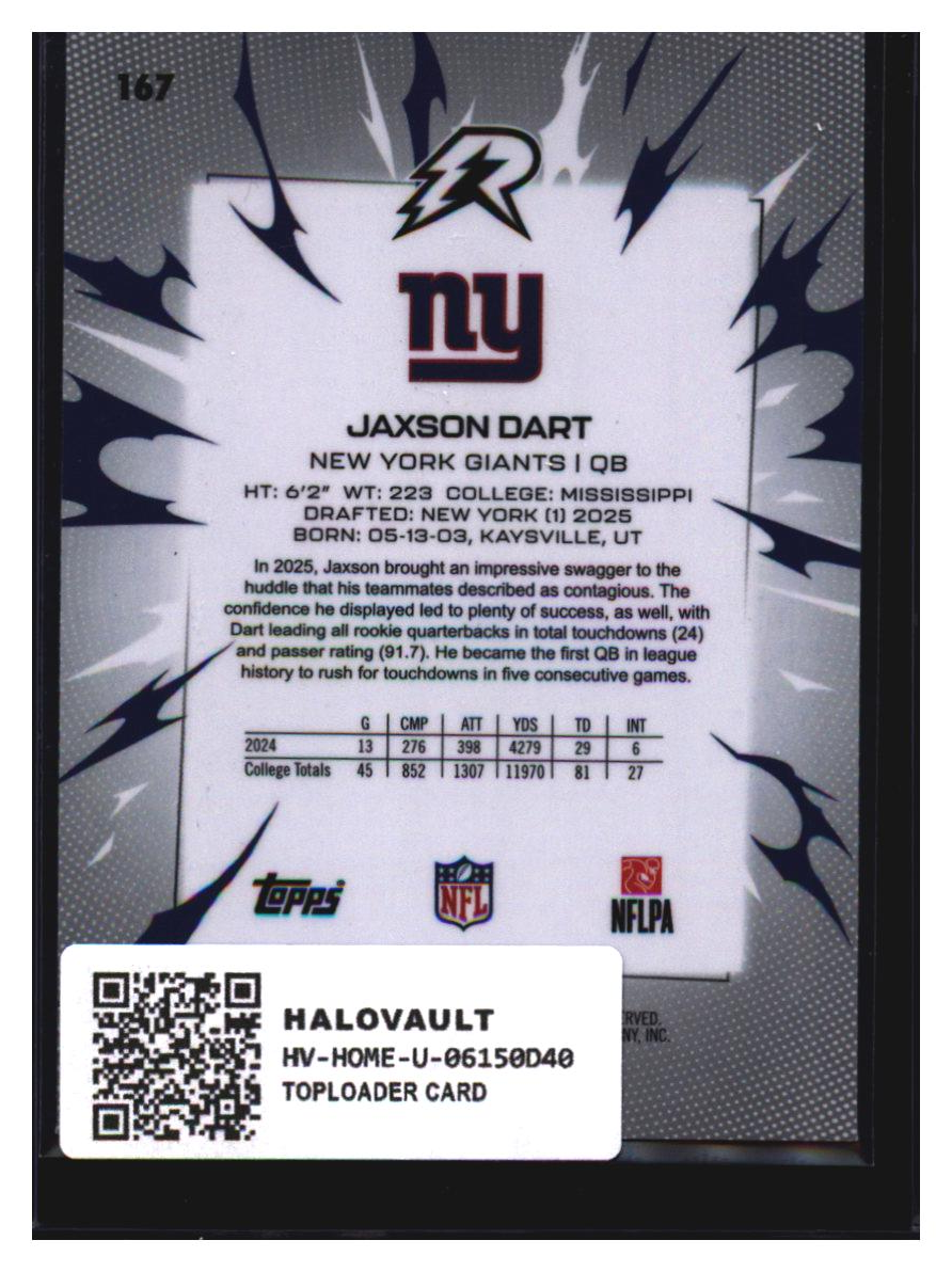 Photo 3 of 2025 Topps Halovault Jaxson Dart