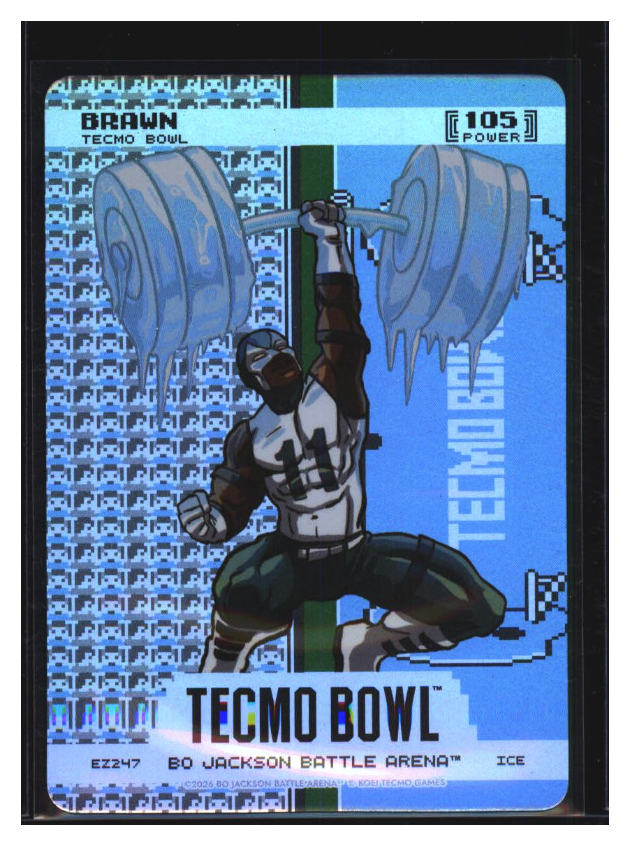 Photo 2 of 2026 Bo Jackson Battle Arena Bo Jackson Battle Arena Tecmo Bowl Endzone Battlefoil Brawn (A.J. Brown) #EZ247
