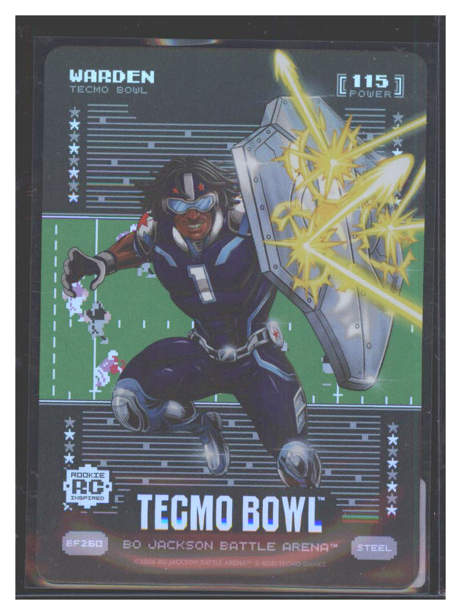 Photo 1 of Tecmo Bowl Battle Arena Rookie RC Inspired Steel Tecmo Bowl Battle Arena Rookie RC Inspired BFZ60 Steel (Bo Jackson)