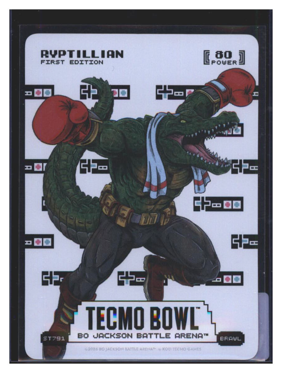 Photo 531 of 2026 Bo Jackson Battle Arena Tecmo Bowl Edition Sore Thumb Battlefoil Ryptillian (Mark Rypien) #ST791