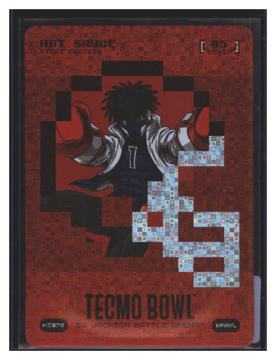 Photo 104 of 2026 Bo Jackson Battle Arena Tecmo Bowl Edition Helmet Icon Battlefoil Hot Sauce (Sauce Gardener) #HI379
