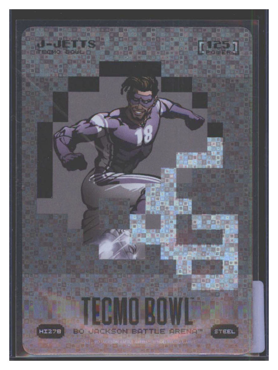 Photo 1 of 2023 Bo Jackson Battle Arena Helmet Icon Battlefoil Tecmo Bowl J-Jetts (Justin Jefferson) #HI278