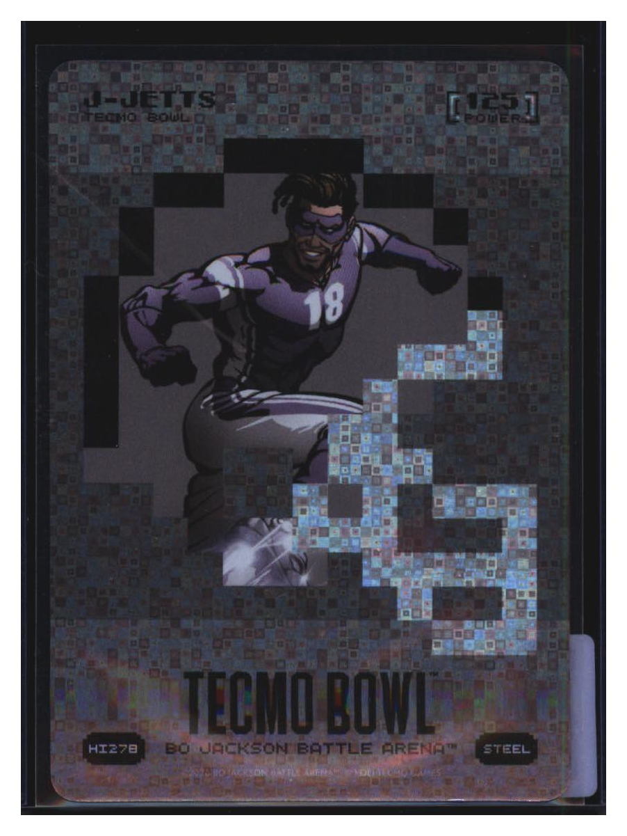 Photo 2 of 2023 Bo Jackson Battle Arena Helmet Icon Battlefoil Tecmo Bowl J-Jetts (Justin Jefferson) #HI278