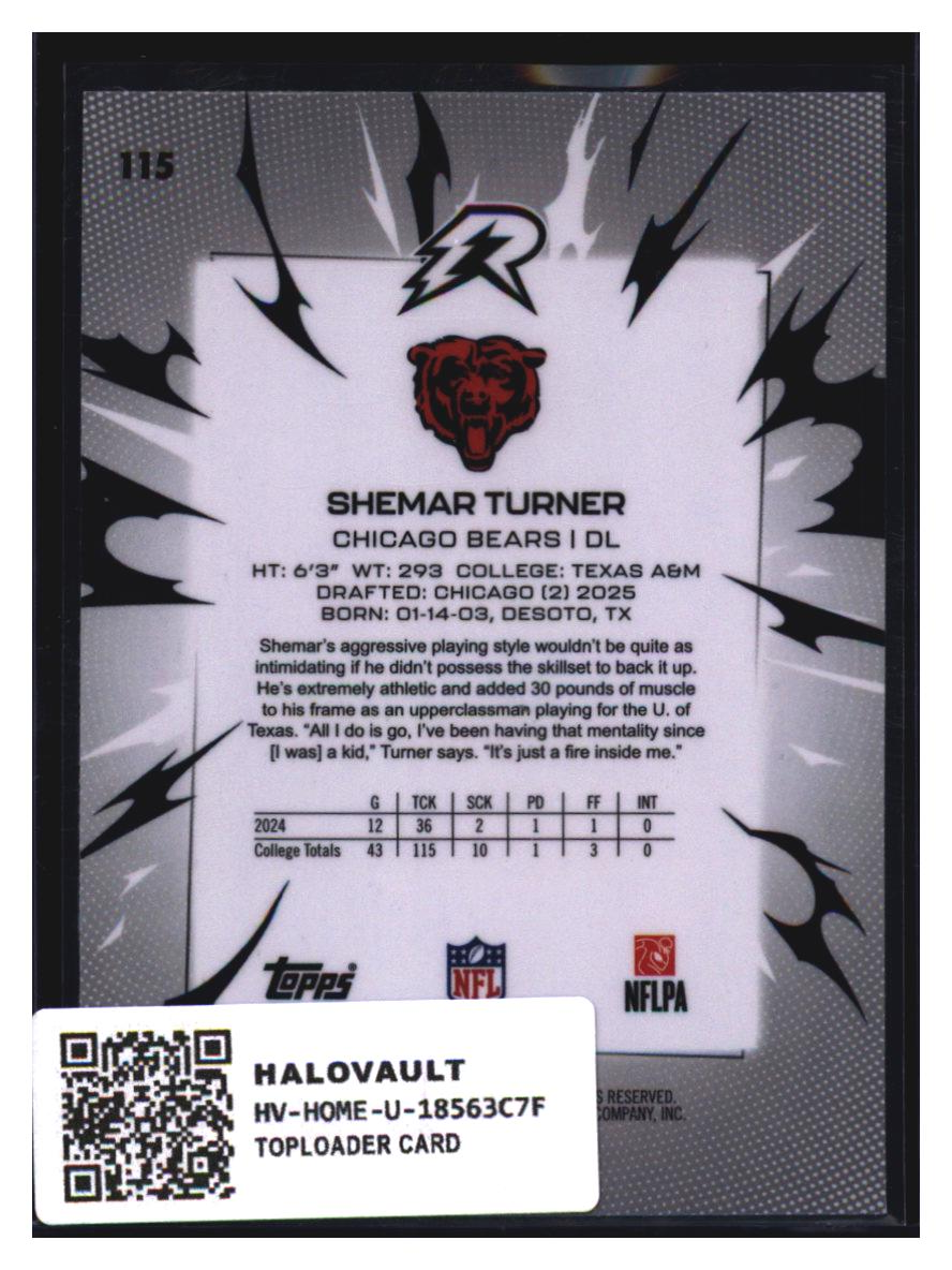 Photo 2 of 2025 Topps Kaleidoscopic Shemar Turner #115