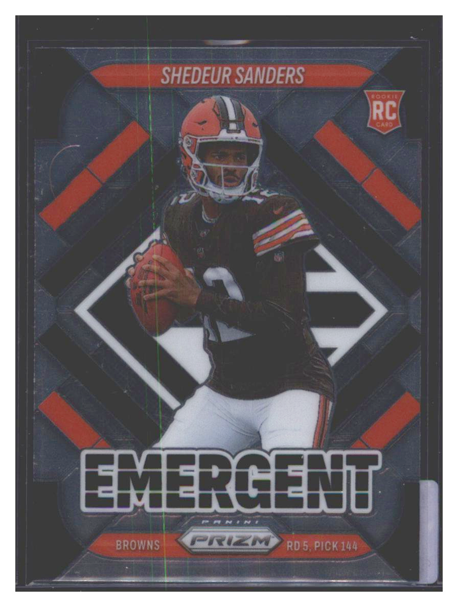 Photo 1 of Panini Prizm Emergent Shedeur Sanders #17
