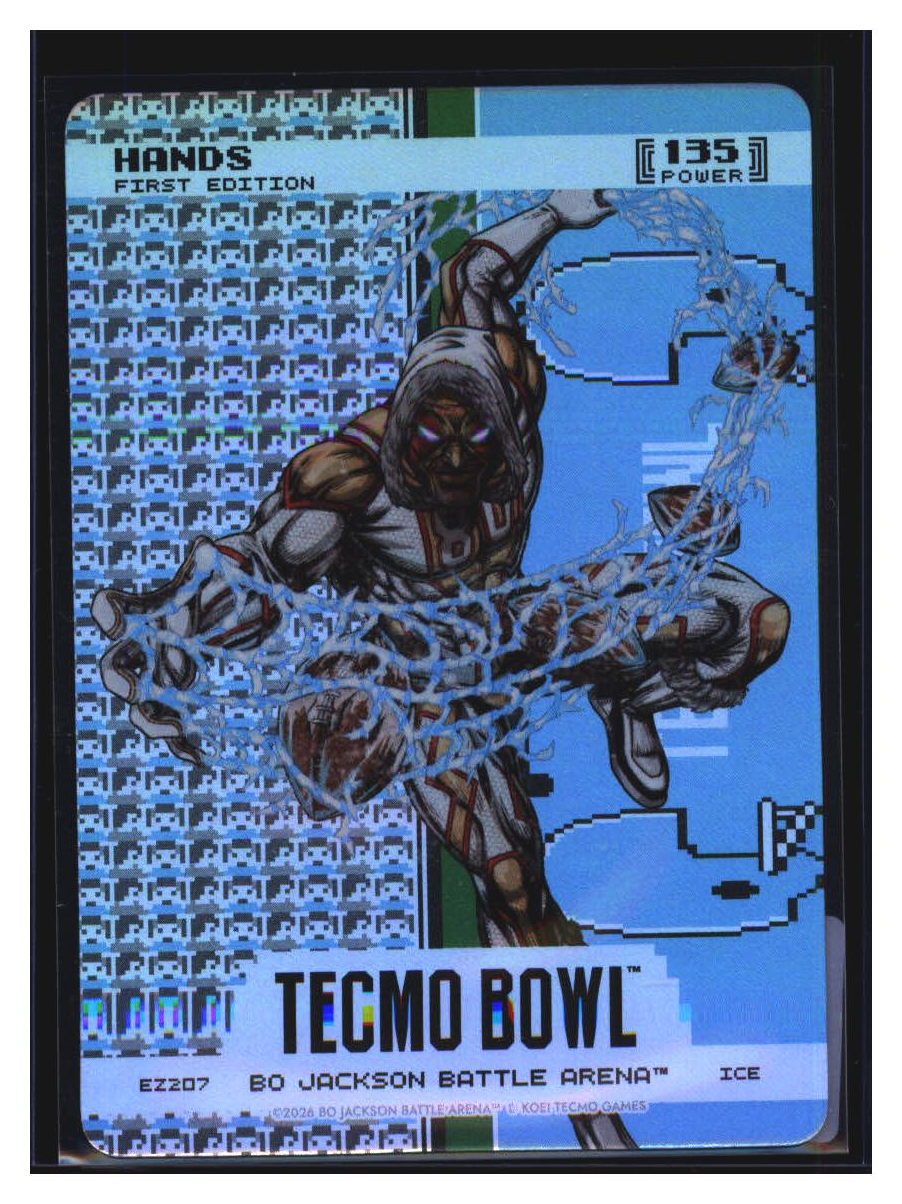 Photo 2 of 2026 Bo Jackson Battle Arena Tecmo Bowl Endzone Battlefoil Hands (Jerry Rice) #EZ207