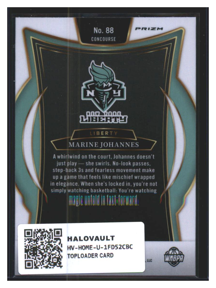 Photo 4 of 2023 Panini Select 2023 Panini Select WNBA Pink Ice Marine Johannes #88