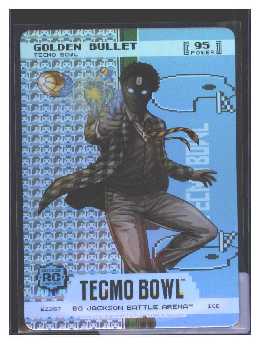Photo 1 of Tecmo Games Golden Bullet Bo Jackson Battle Arena Blue Ice Tecmo Bowl Blue Ice Bo Jackson Battle Arena EZ257 (Bo Jackson)