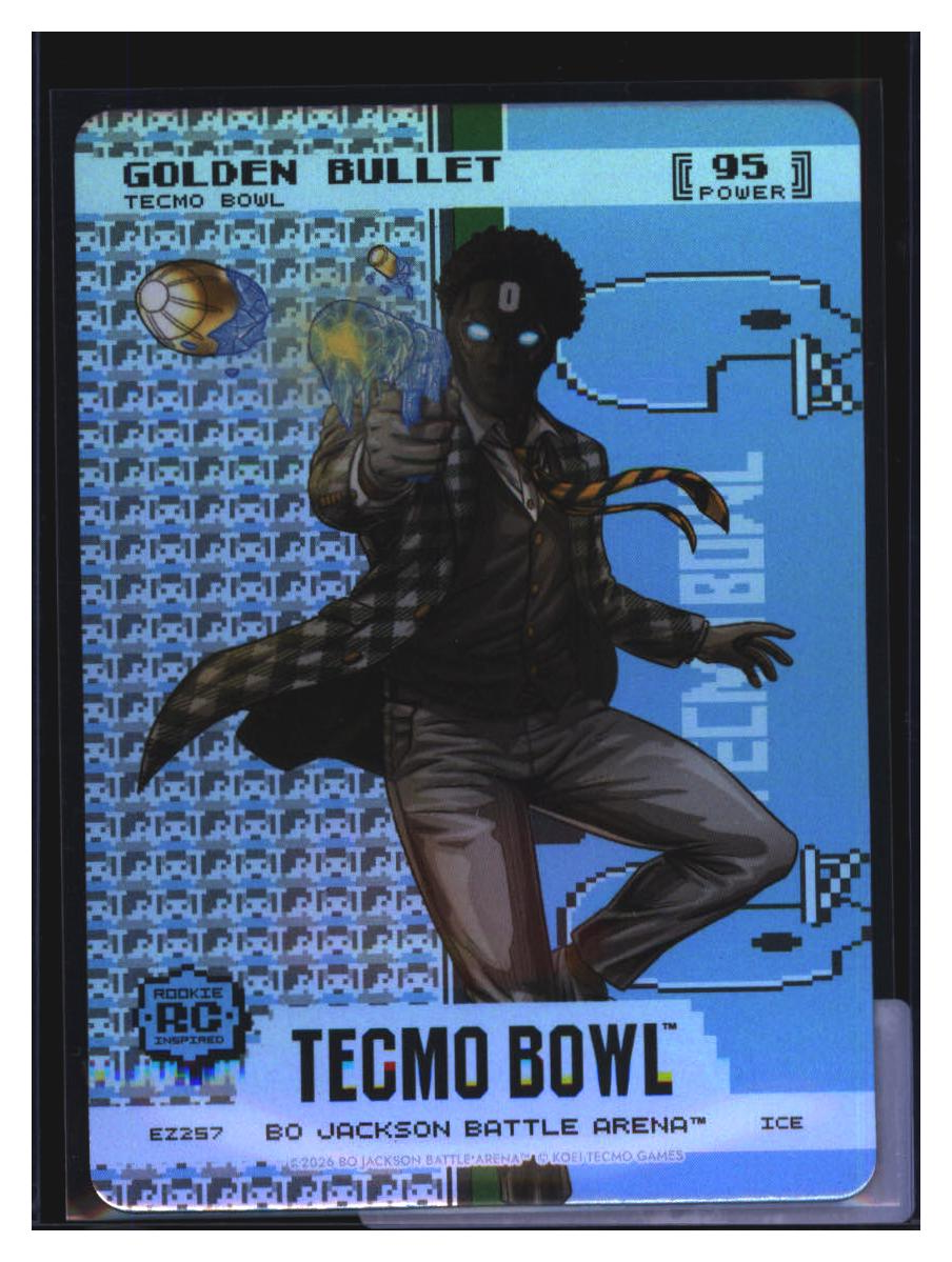 Photo 54 of Tecmo Games Golden Bullet Bo Jackson Battle Arena Blue Ice Tecmo Bowl Blue Ice Bo Jackson Battle Arena EZ257 (Bo Jackson)