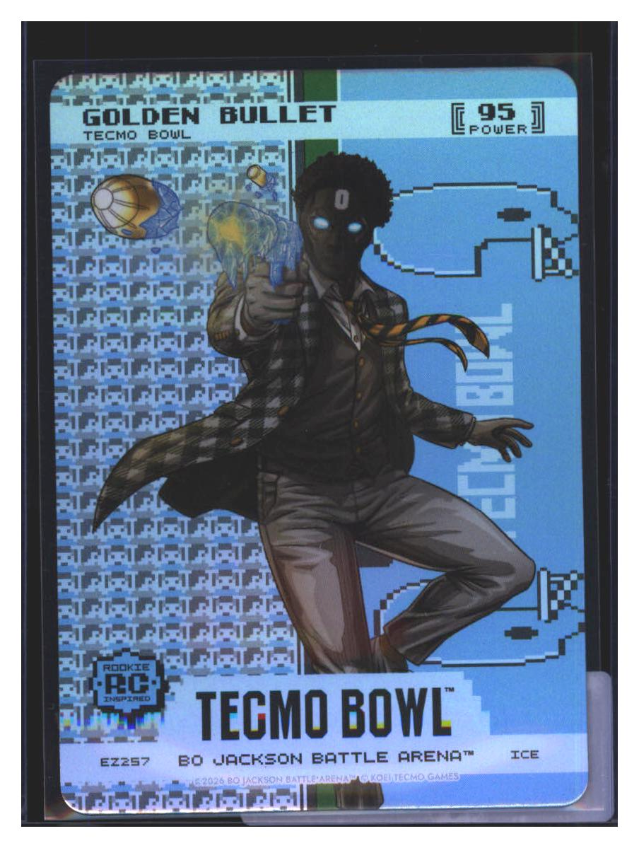 Photo 72 of 2026 Bo Jackson Battle Arena Tecmo Bowl Edition Endzone Battlefoil Golden Bullet (Matthew Golden) #EZ257