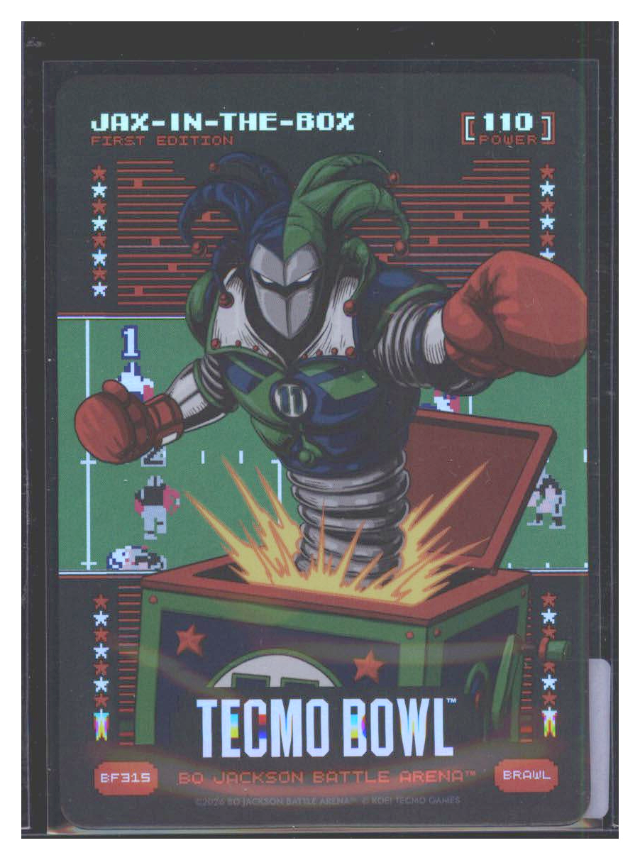 Photo 1 of 2024 Bo Jackson Battle Arena Tecmo Bowl Battlefoil Jax-In-the-Box (Jaxon Smith-Njigba) #BF315