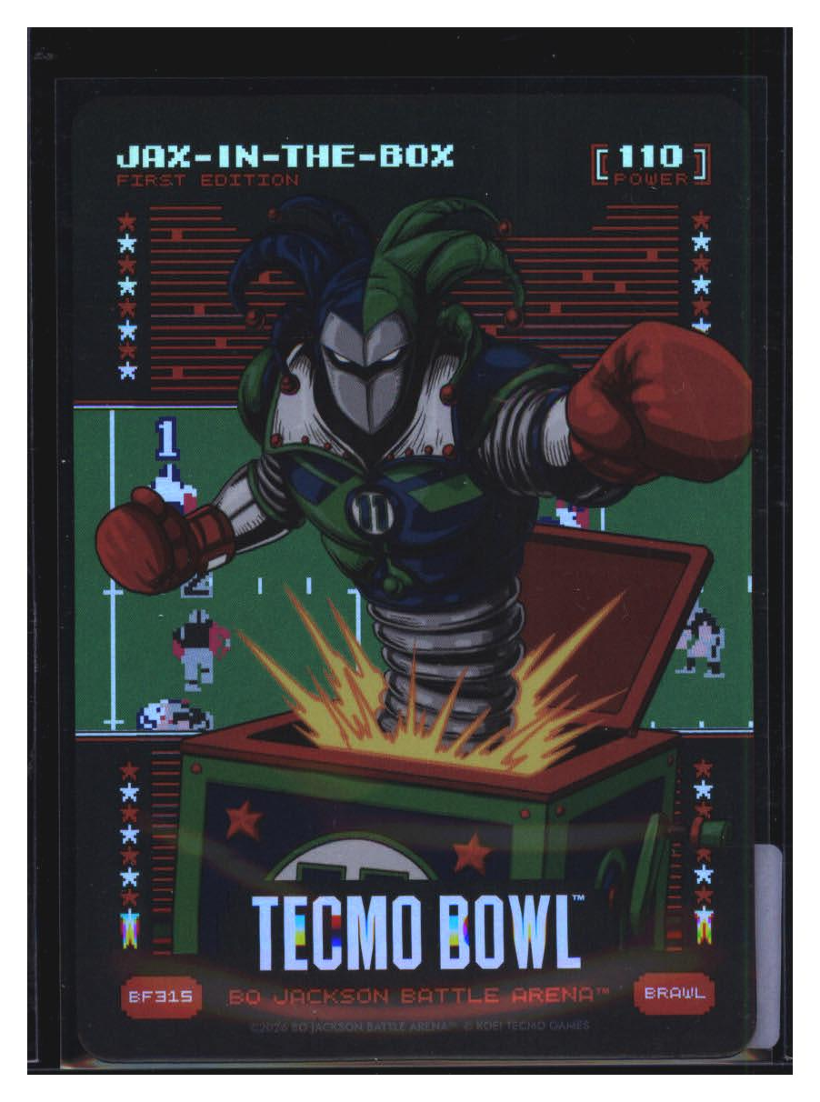 Photo 2 of 2024 Bo Jackson Battle Arena Tecmo Bowl Battlefoil Jax-In-the-Box (Jaxon Smith-Njigba) #BF315