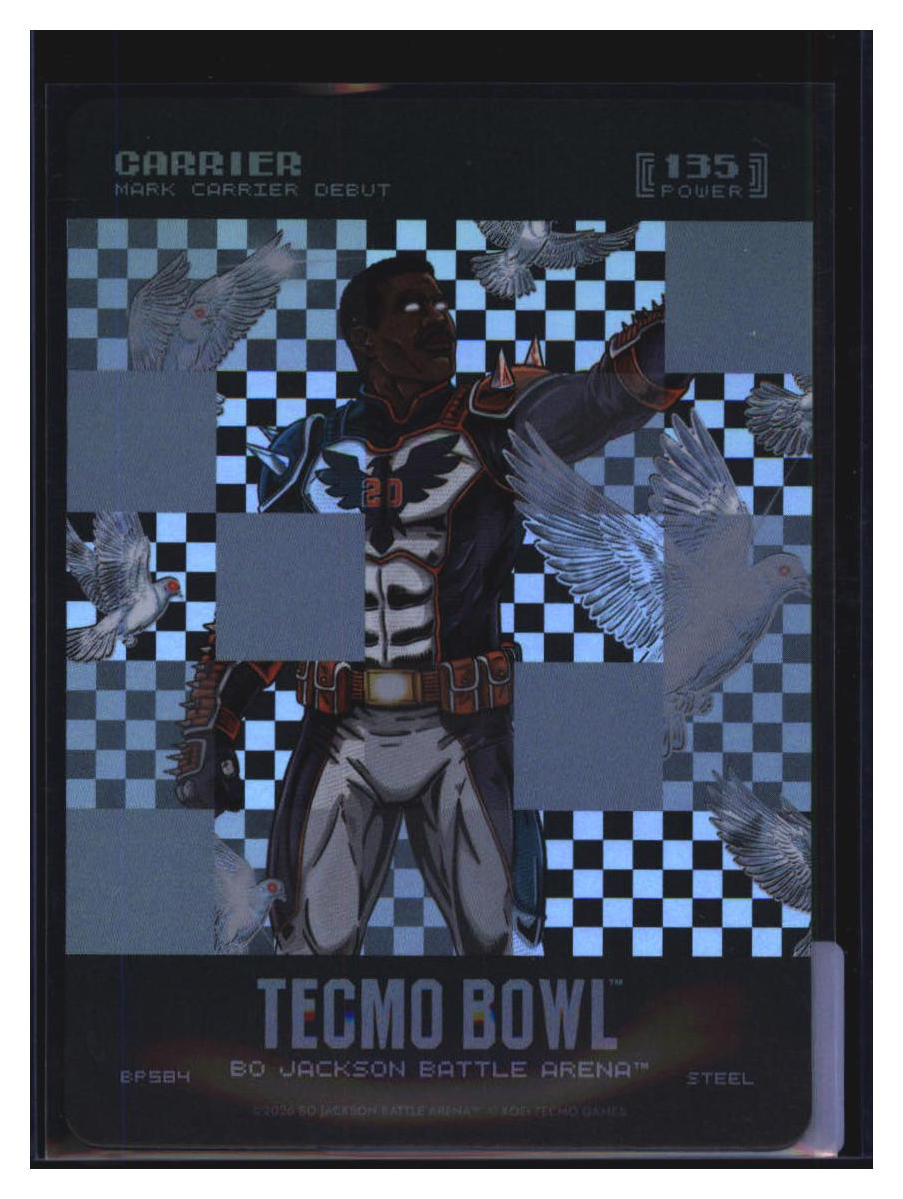 Photo 2 of 2024 Bo Jackson Battle Arena Tecmo Bowl Big Pixel Battlefoil Carrier (Mark Carrier) #BP584