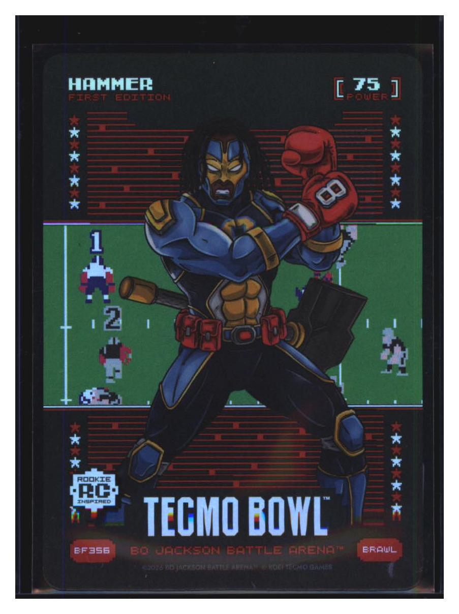 Photo 46 of 2023 Tecmo Bowl Hammer First Edition Bo Jackson Battle Arena Red Tecmo Bowl Hammer First Edition Bo Jackson Battle Arena #EF356 (Bo Jackson)