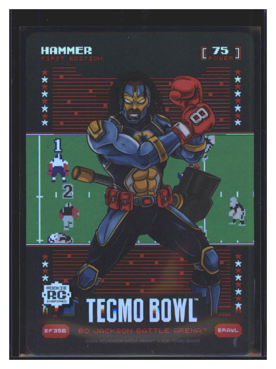 Photo 480 of 2026 Bo Jackson Battle Arena Tecmo Bowl Edition Battlefoil Hammer (Omarion Hampton) #BF356