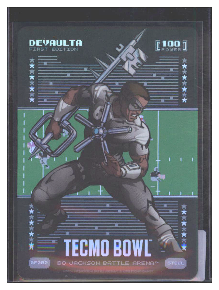 Photo 1 of 2024 Bo Jackson Battle Arena Tecmo Bowl Battlefoil DeVaulta (DeVonta Smith) #BF282