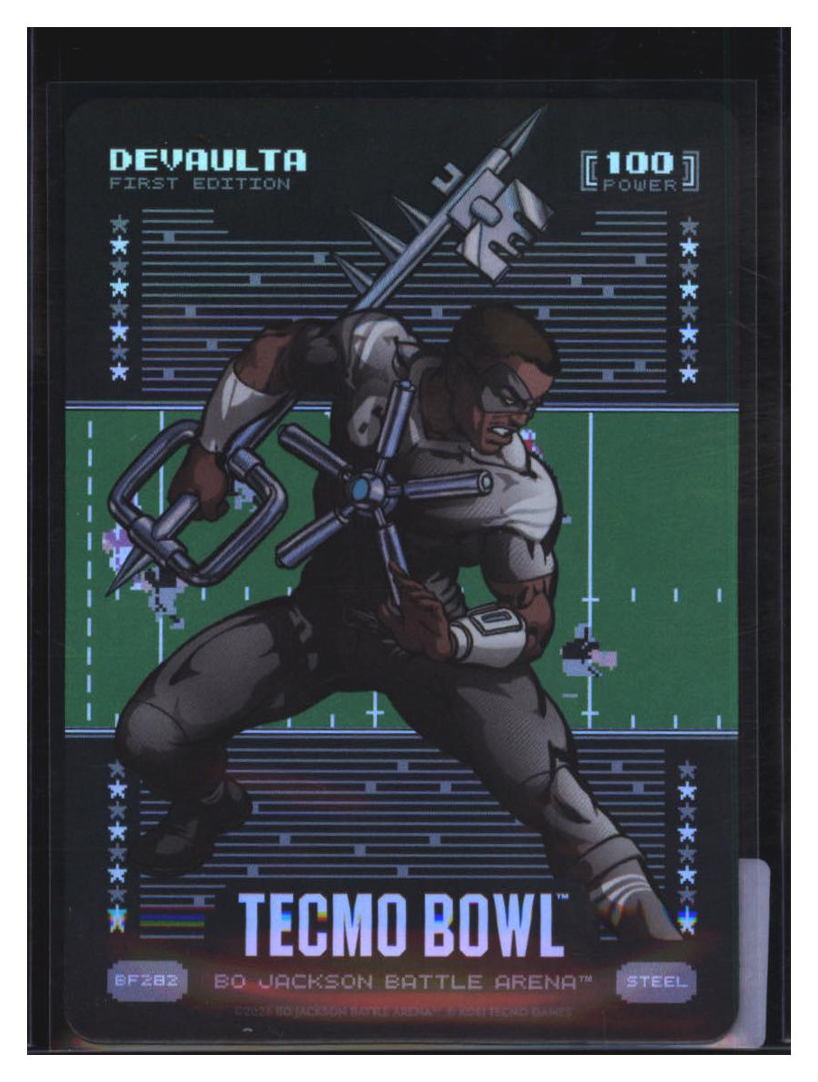Photo 2 of 2024 Bo Jackson Battle Arena Tecmo Bowl Battlefoil DeVaulta (DeVonta Smith) #BF282