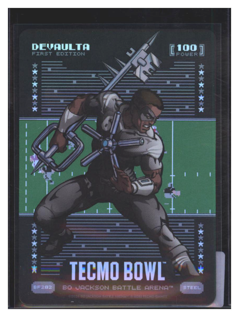 Photo 3 of 2024 Bo Jackson Battle Arena Tecmo Bowl Battlefoil DeVaulta (DeVonta Smith) #BF282