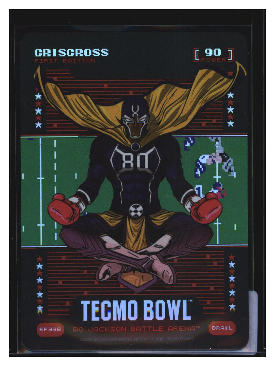 Photo 2 of 2024 Bo Jackson Battle Arena Tecmo Bowl Battlefoil Criscross (Cris Carter) #BF339
