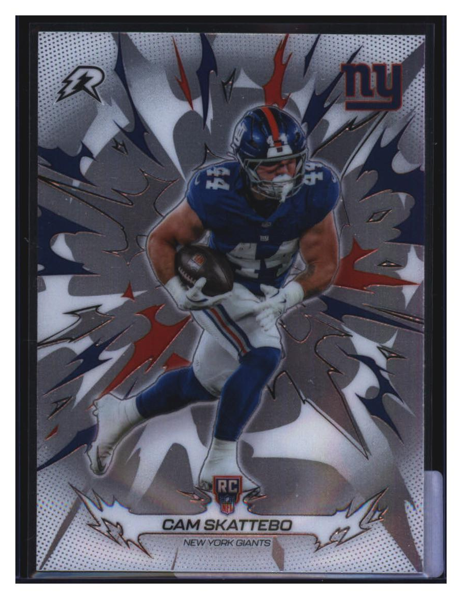 Photo 2 of 2025 Topps Rip Topps Rip Football Cam Skattebo #168