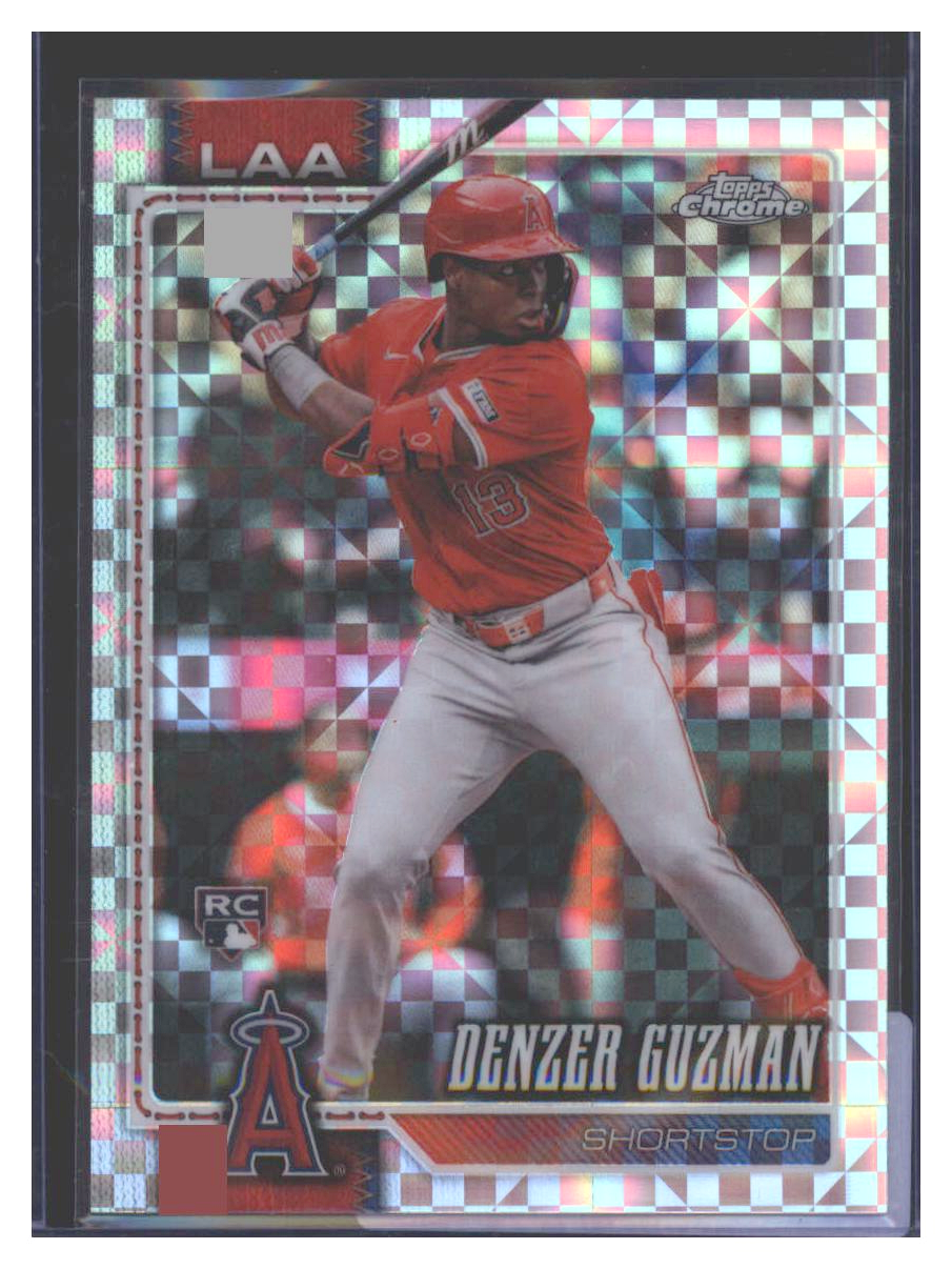 Photo 1 of 2026 Topps Topps Chrome 2026 Topps Chrome Prism Refractor Denzer Guzman #257