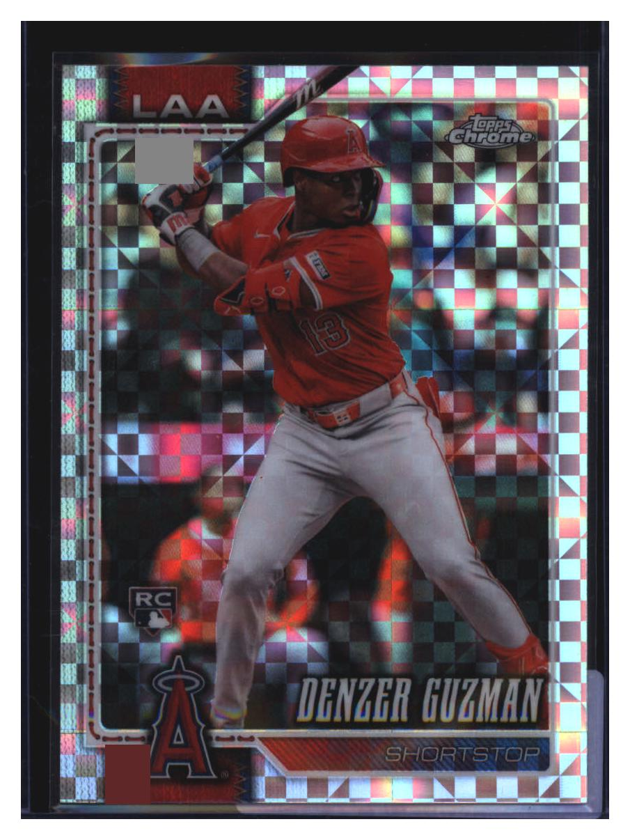 Photo 2 of 2026 Topps Topps Chrome 2026 Topps Chrome Prism Refractor Denzer Guzman #257