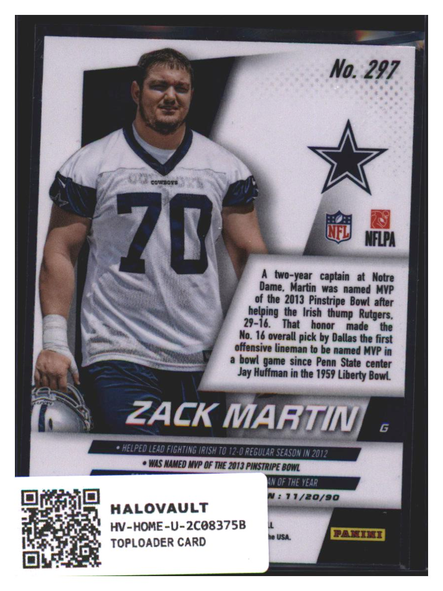 Photo 7 of Prizm Zack Martin #297