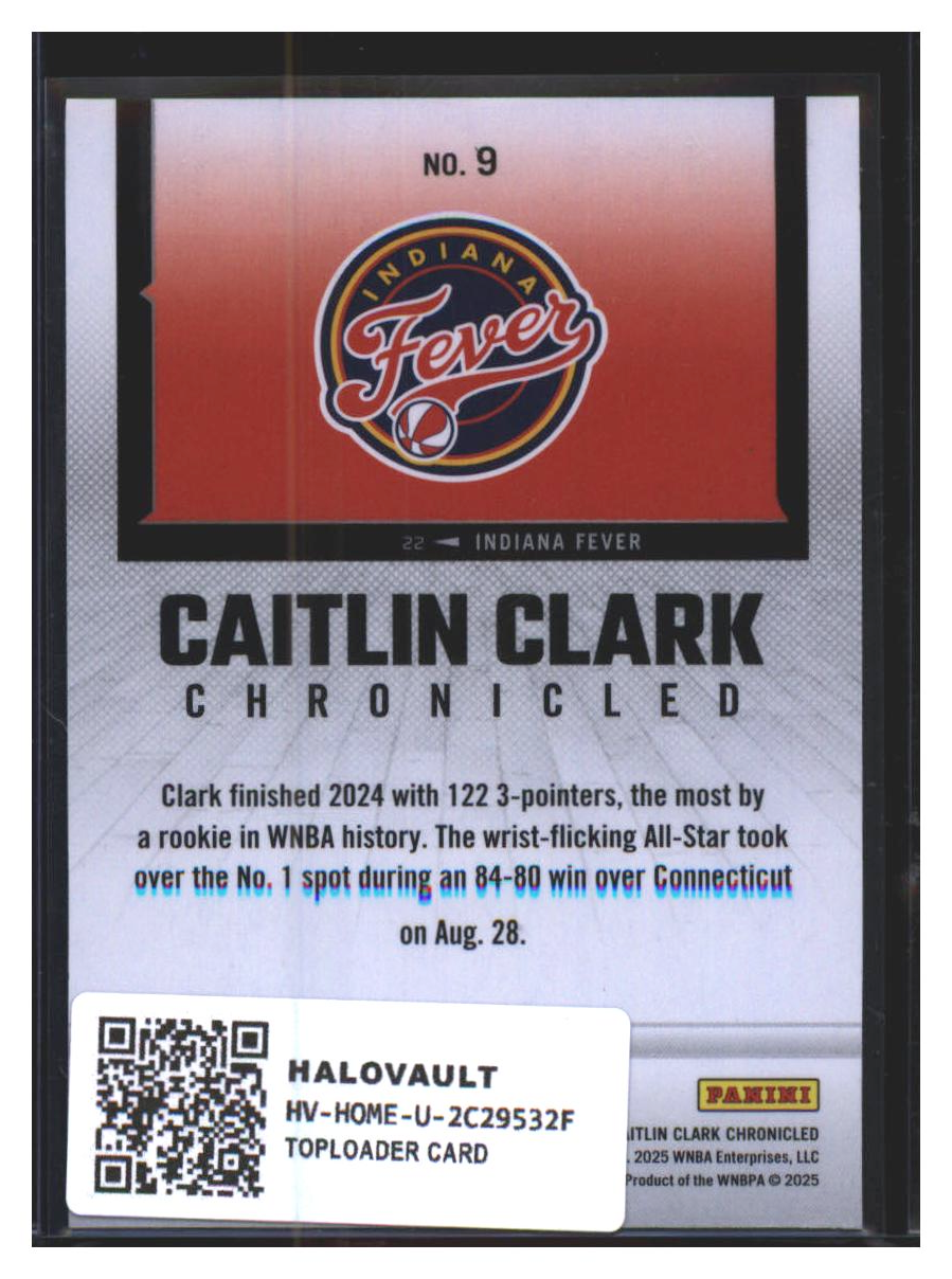 Photo 4 of 2024 Panini Chronicles Panini WNBA Chronicles Chronicled Caitlin Clark #9
