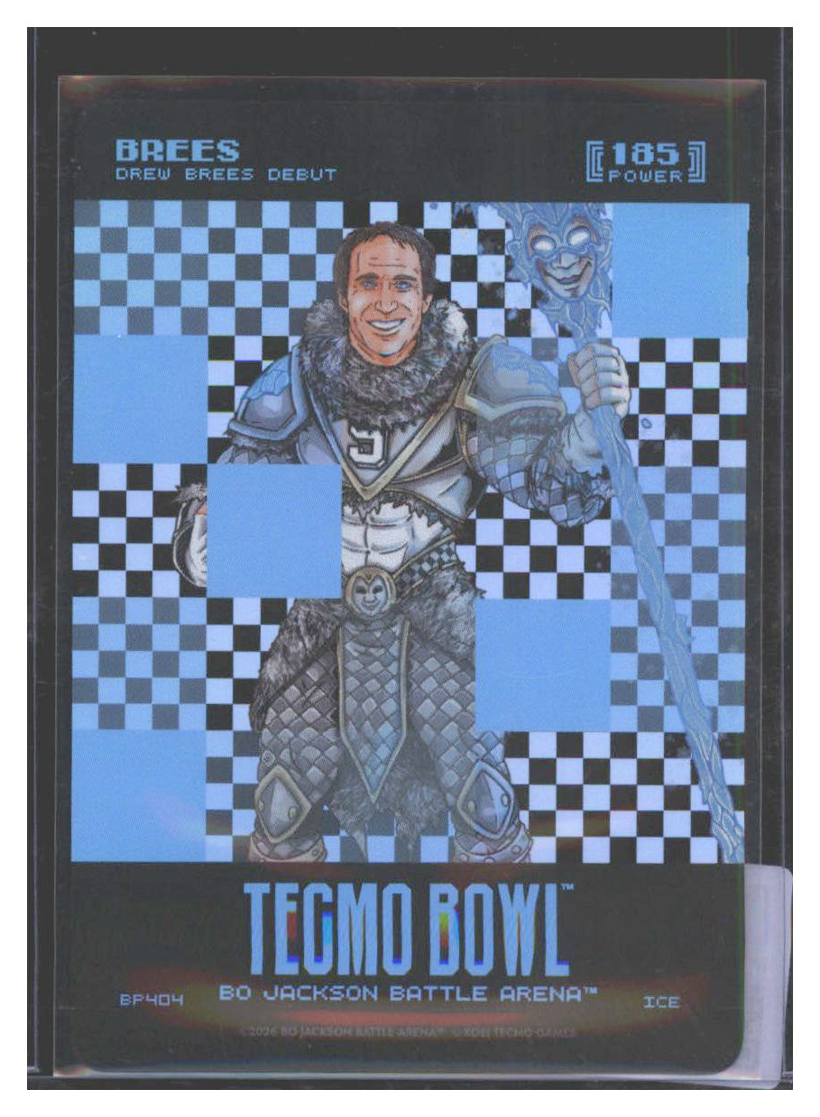 Photo 1 of 2026 Bo Jackson Battle Arena Tecmo Bowl Big Pixel Battlefoil Brees (Drew Brees) #BP404