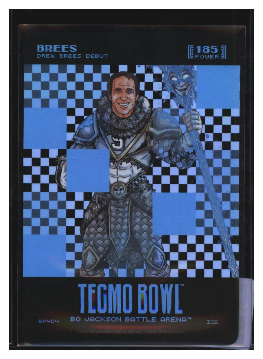Photo 2 of 2026 Bo Jackson Battle Arena Tecmo Bowl Big Pixel Battlefoil Brees (Drew Brees) #BP404