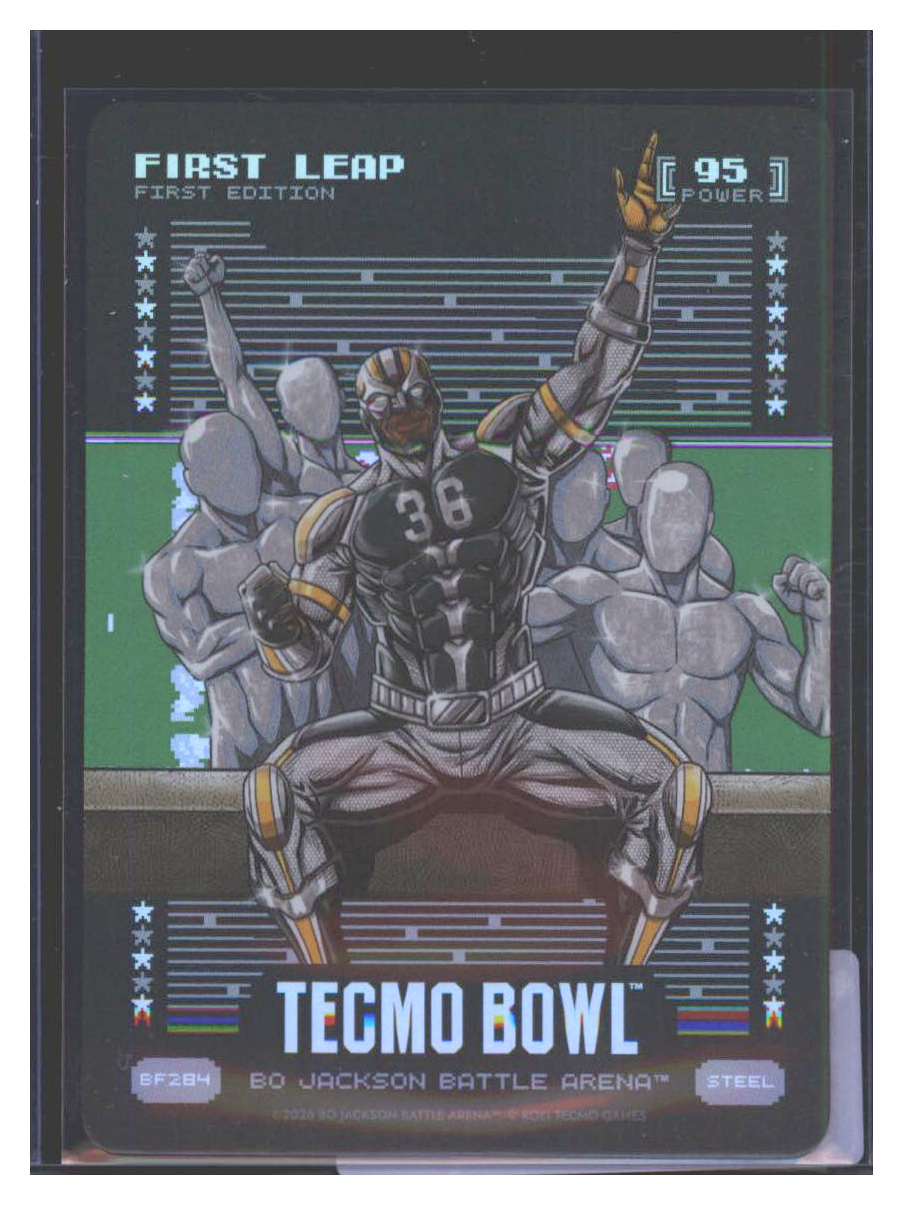 Photo 1 of 2024 Bo Jackson Battle Arena Tecmo Bowl Battlefoil First Leap (LeRoy Butler) #BF284