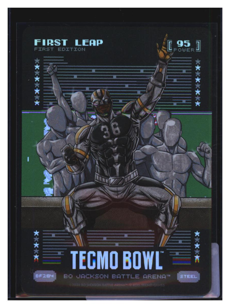 Photo 2 of 2024 Bo Jackson Battle Arena Tecmo Bowl Battlefoil First Leap (LeRoy Butler) #BF284