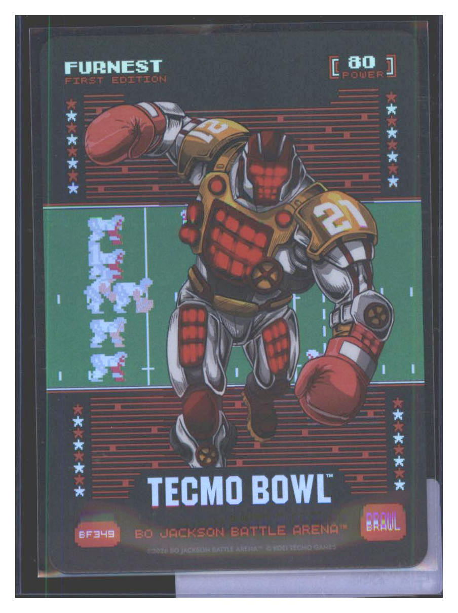 Photo 1 of 2024 Bo Jackson Battle Arena Tecmo Bowl Battlefoil Furnest (Earnest Byner) #BF349