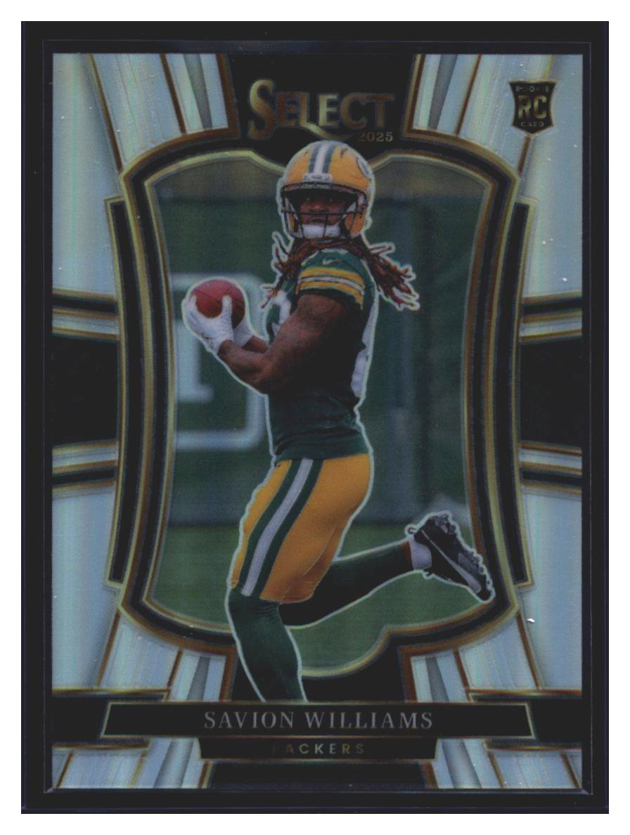 Photo 2 of 2025 Panini Select 2025 Panini Select Football Silver Prizm Savion Williams #167