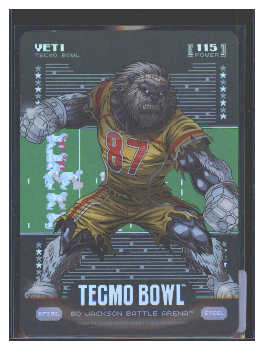 Photo 1 of KOEI TECMO GAMES TECMO BOWL BO JACKSON BATTLE ARENA STEEL TECMO BOWL STEEL BO JACKSON BATTLE ARENA