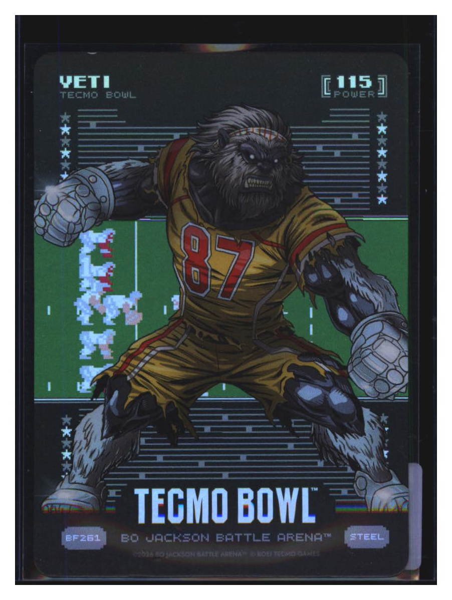 Photo 38 of KOEI TECMO GAMES TECMO BOWL BO JACKSON BATTLE ARENA STEEL TECMO BOWL STEEL BO JACKSON BATTLE ARENA