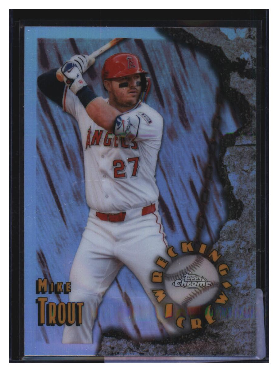 Photo 2 of 2024 Topps Topps Chrome 2024 Topps Chrome Wrecking Crew Mike Trout #WC-18