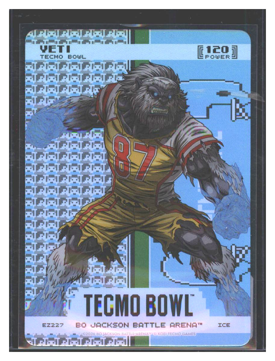 Photo 1 of 2026 Bo Jackson Battle Arena TECMO BOWL ICE TECMO BOWL ICE EZ27