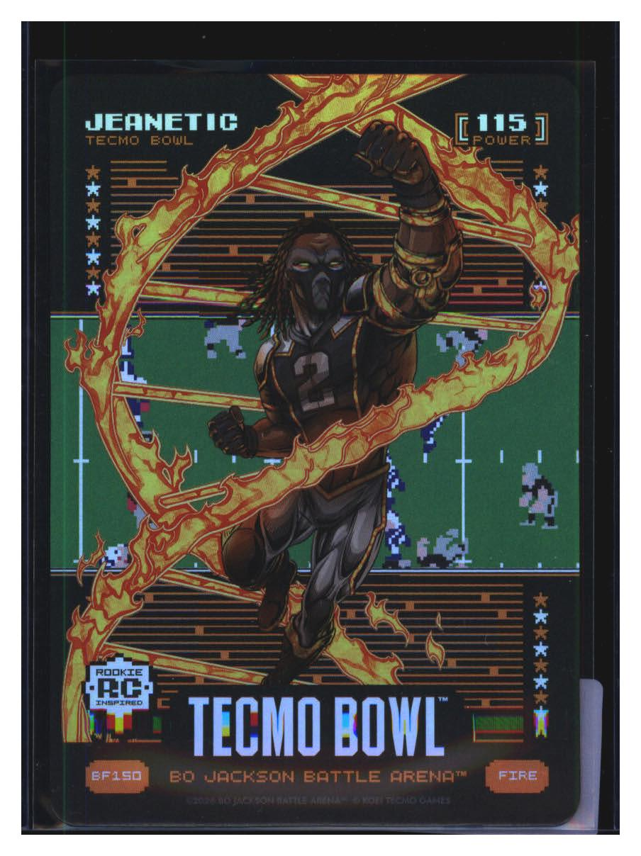 Photo 2 of 2024 Bo Jackson Battle Arena Tecmo Bowl Battlefoil Jeanetic (Ashton Jeanty) #BF150