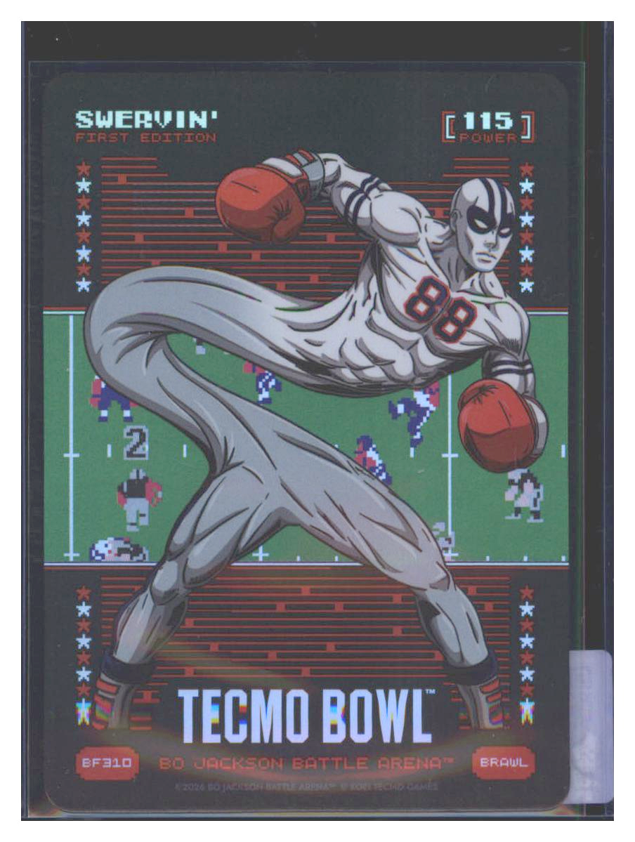 Photo 1 of 2024 Bo Jackson Battle Arena Bo Jackson Battle Arena Tecmo Bowl Battlefoil Swervin’ (Michael Irvin) #BF310