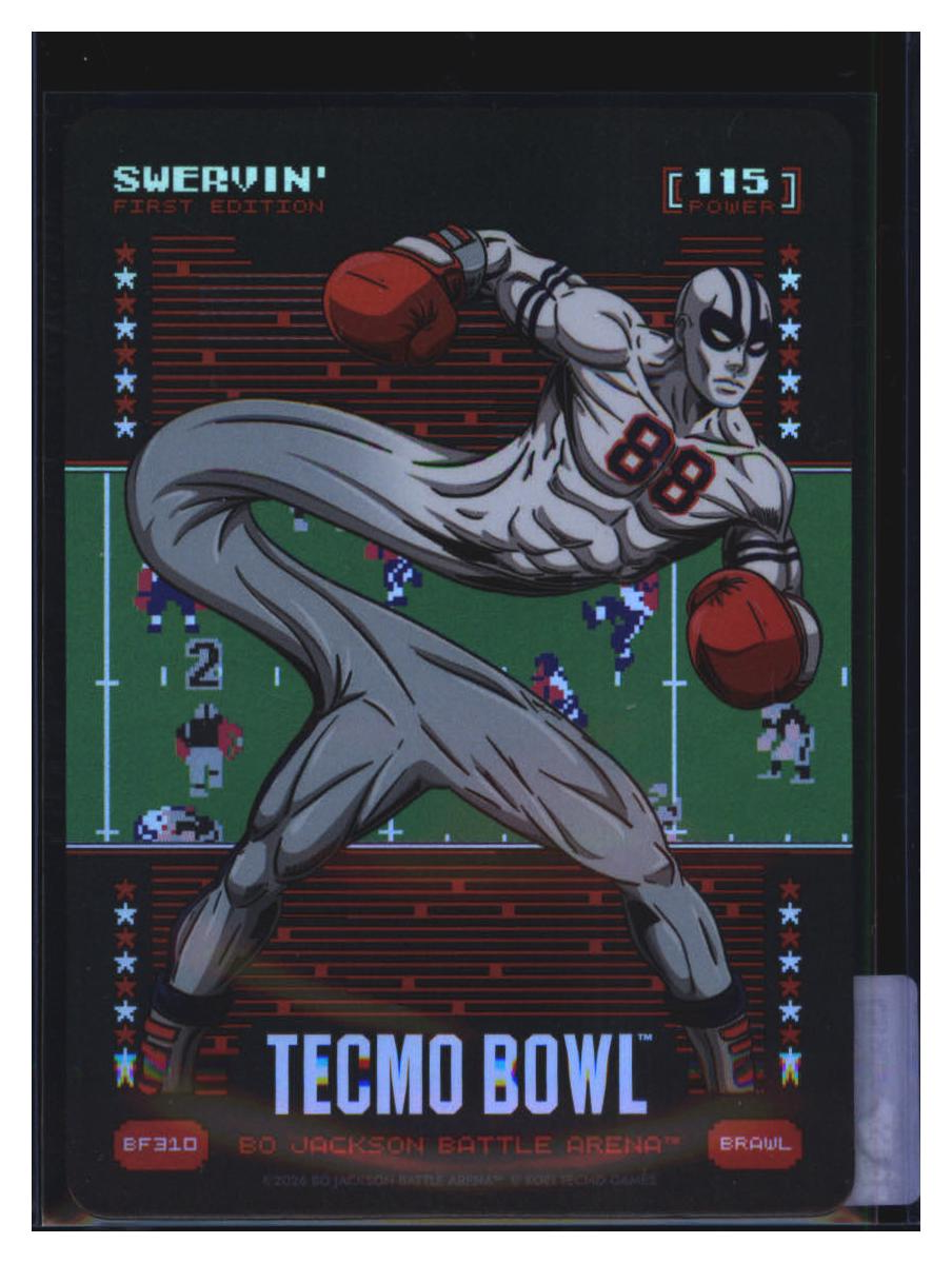 Photo 2 of 2024 Bo Jackson Battle Arena Bo Jackson Battle Arena Tecmo Bowl Battlefoil Swervin’ (Michael Irvin) #BF310
