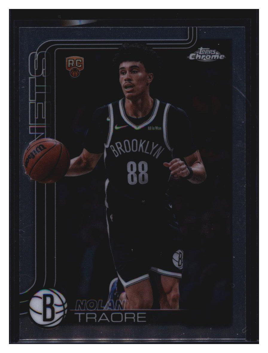 Photo 1 of 2025 Topps Chrome Nolan Traore #169