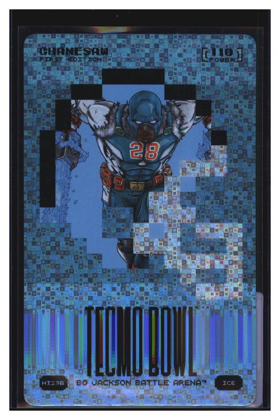 Photo 2 of 2026 Bo Jackson Battle Arena Tecmo Bowl Helmet Icon Battlefoil Chanesaw (Devon Achane) #HI236