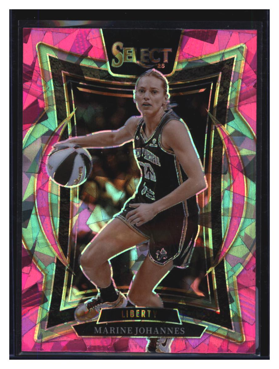 Photo 2 of 2024 Panini Select WNBA Panini Select WNBA Pink Cracked Ice Marine Johannes #88