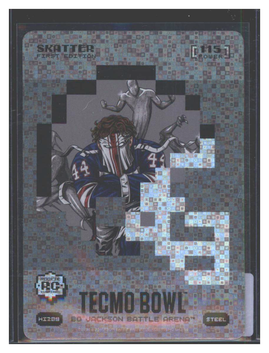 Photo 1 of 2020 Bo Jackson Battle Arena Tecmo Bowl Helmet Icon Battlefoil Skatter (Cam Skattebo) #HI289