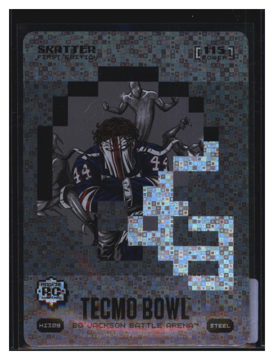 Photo 2 of 2020 Bo Jackson Battle Arena Tecmo Bowl Helmet Icon Battlefoil Skatter (Cam Skattebo) #HI289